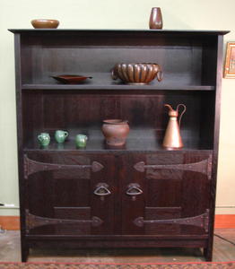 Interpretation Early Gustav Stickley 1902 Cupboard design.